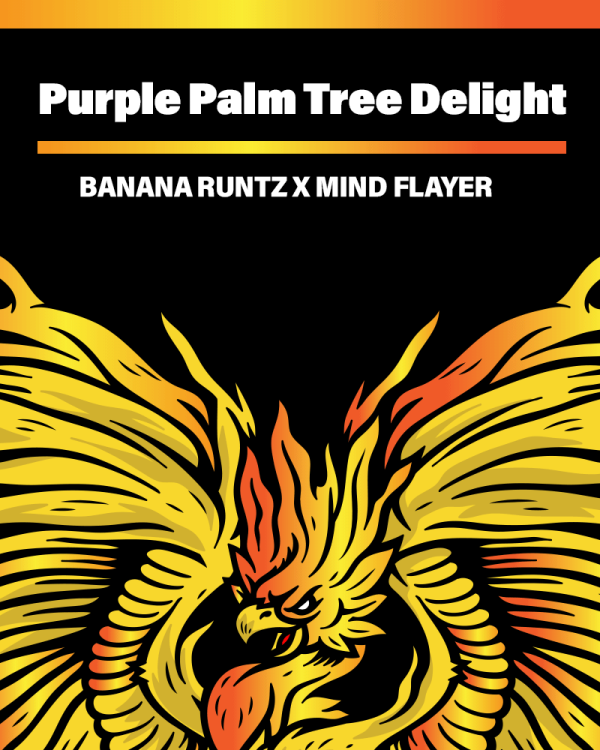 Purple Palm Tree Delight