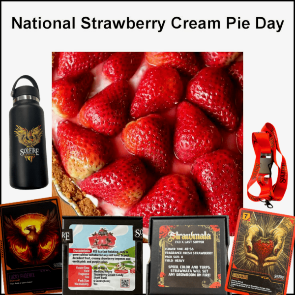 National Strawberry Cream Pie Day